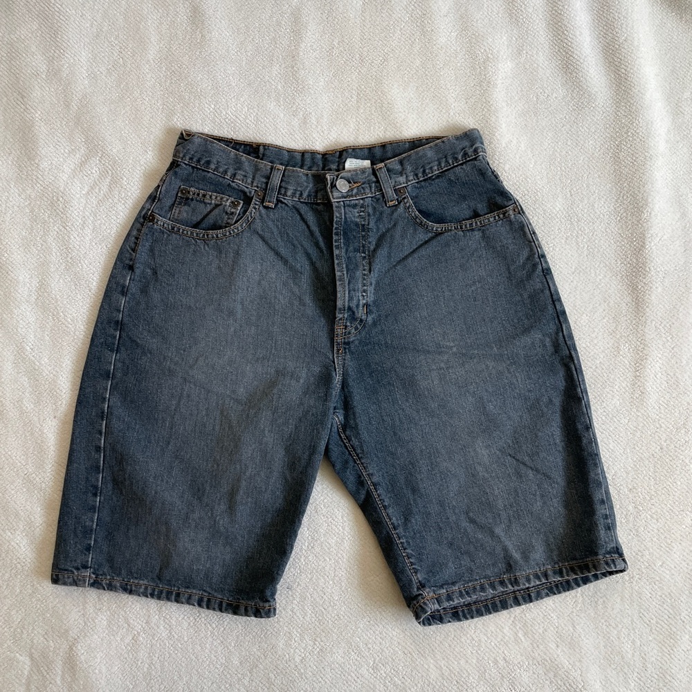 Vintage Gap Denim Shorts Jorts Women's size 8* High Rise Long Inseam Classic